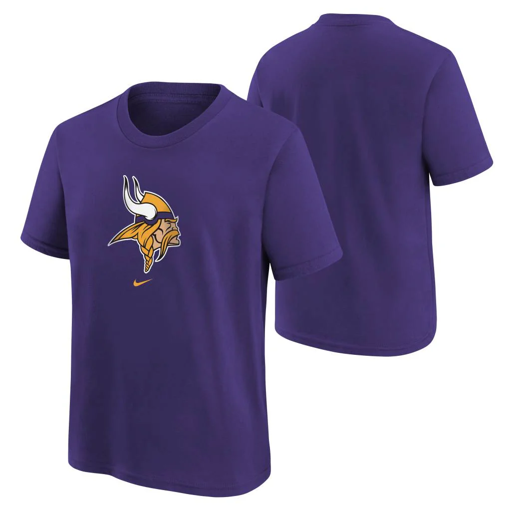 NFL Minnesota Vikings Kids Nike Logo T-Shirt - Purple