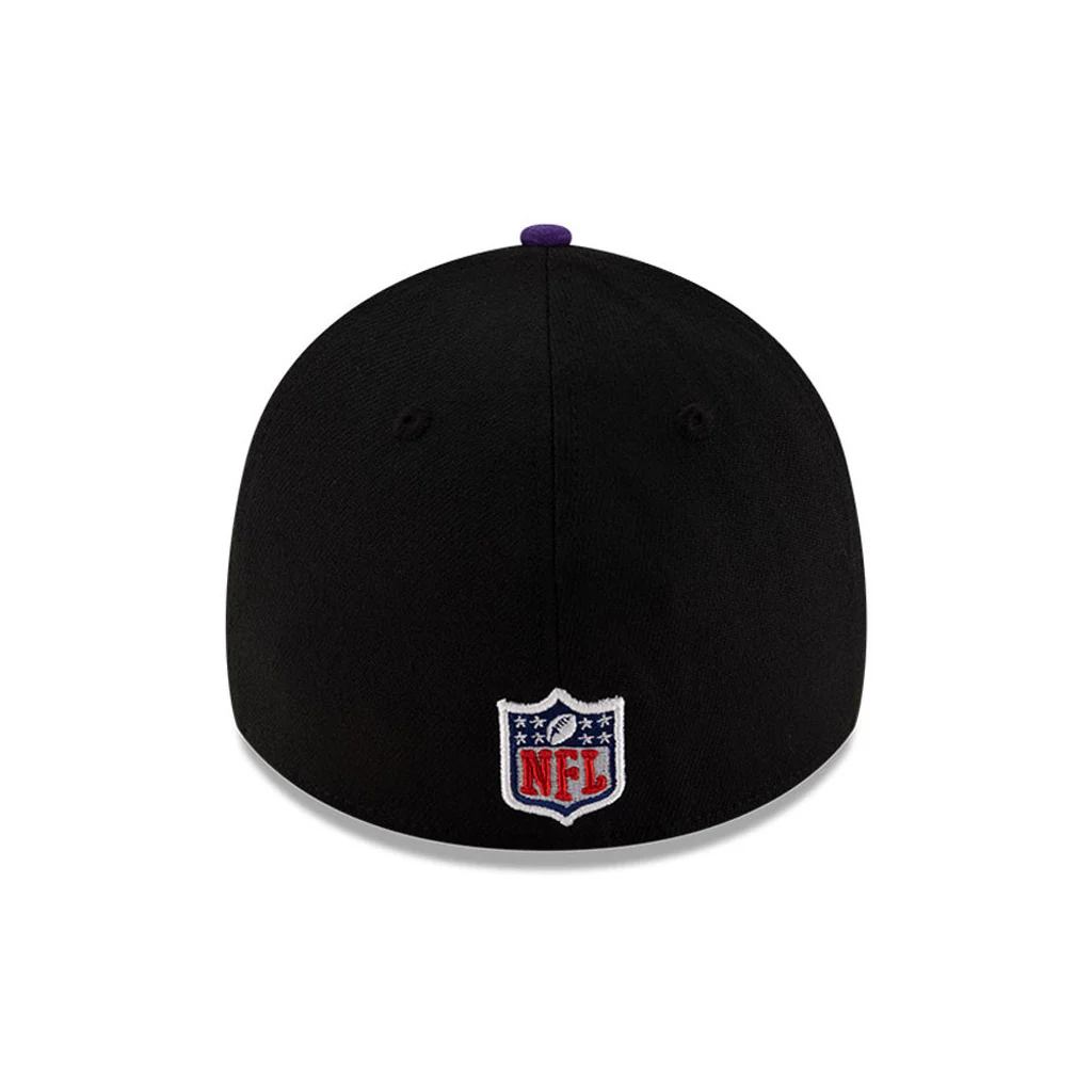 NFL Minnesota Vikings New Era 2025 Draft 39THIRTY Flex Fit Hat - Black - Image 4