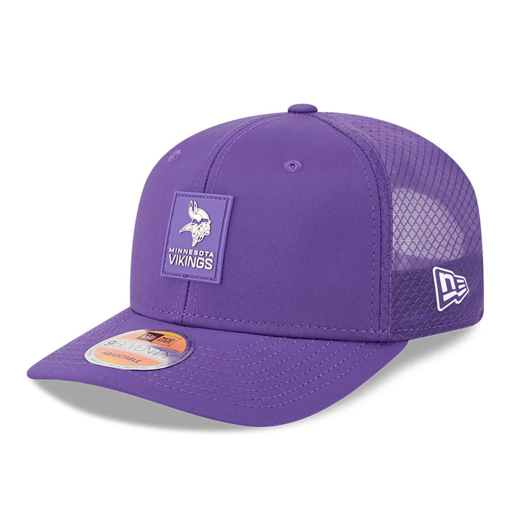 NFL Minnesota Vikings New Era 2025 Sideline 9SEVENTY Stretch-Snapback Hat - Purple