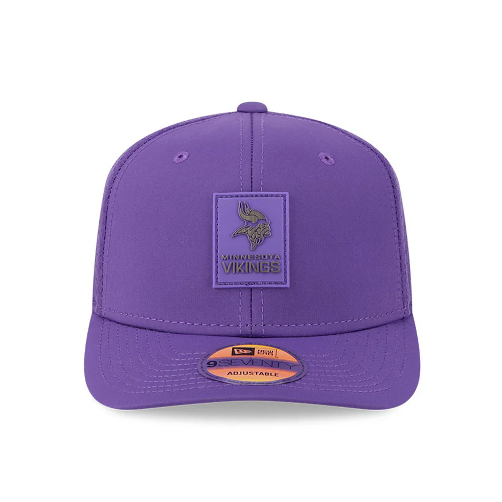 NFL Minnesota Vikings New Era 2025 Sideline 9SEVENTY Stretch-Snapback Hat - Purple - Image 2
