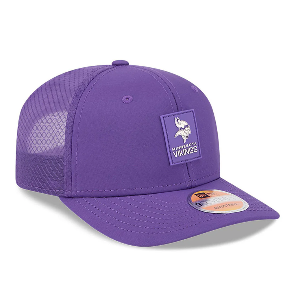 NFL Minnesota Vikings New Era 2025 Sideline 9SEVENTY Stretch-Snapback Hat - Purple - Image 3