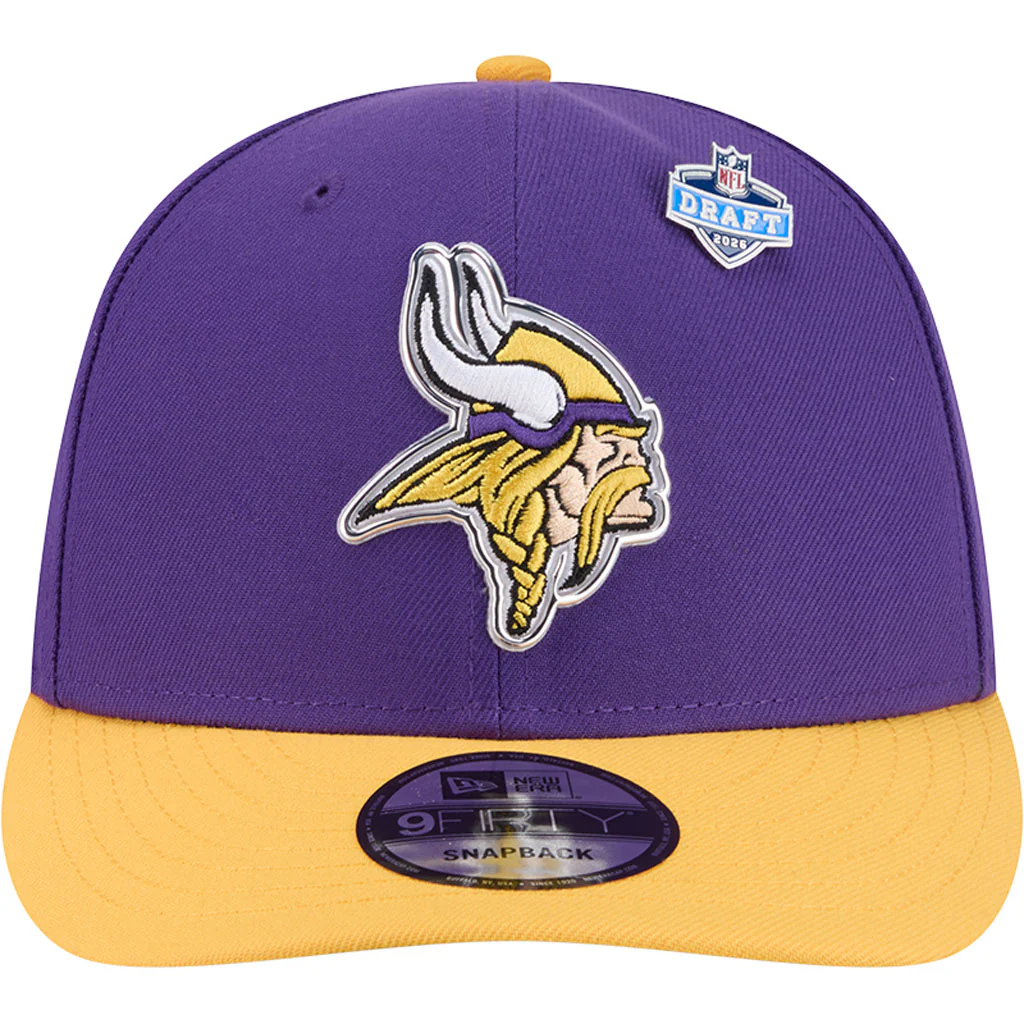 NFL Minnesota Vikings New Era 2026 Draft 9FIFTY Snapback Hat - Purple - Image 3