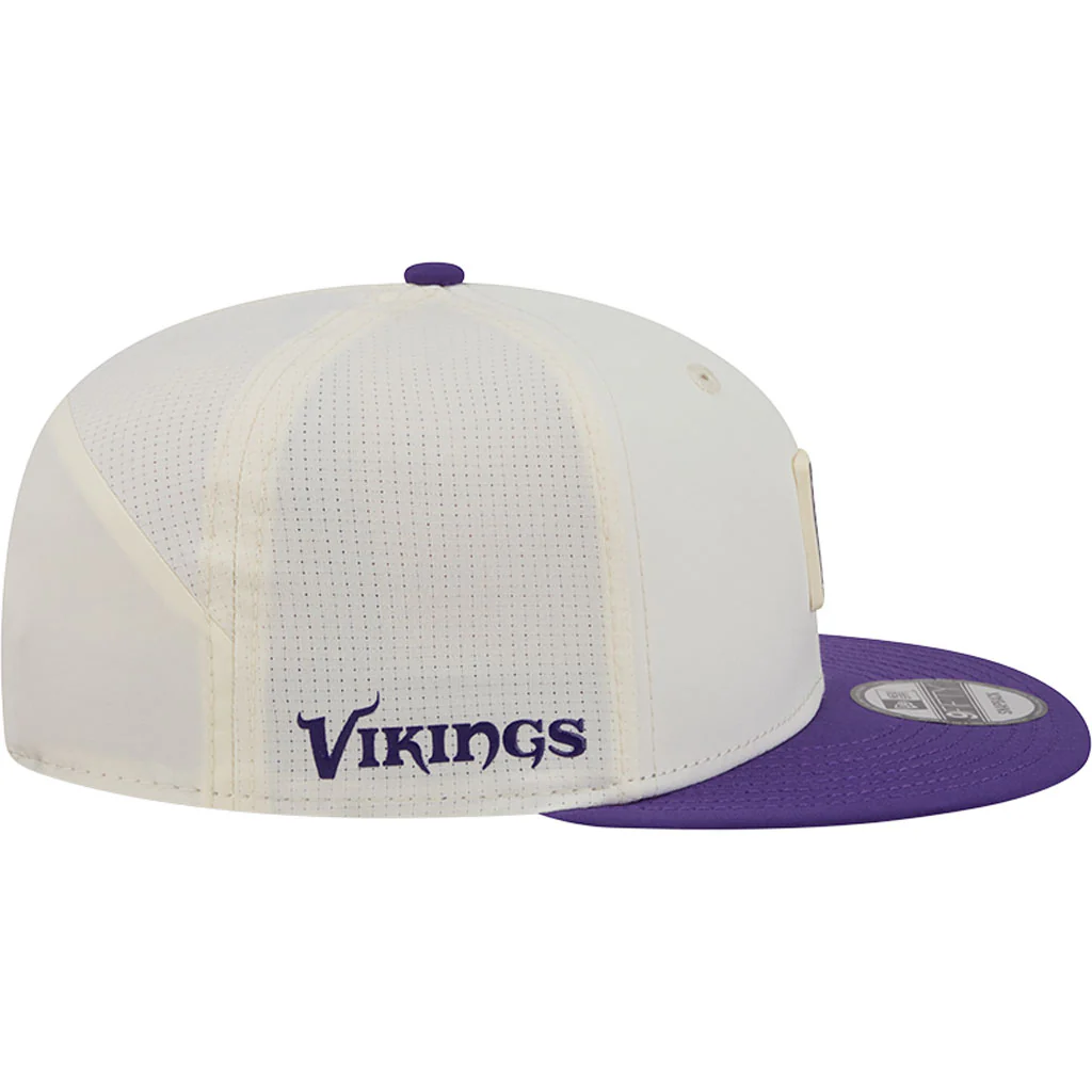 NFL Minnesota Vikings New Era 2026 Training 9FIFTY Snapback Hat - Cream - Image 5