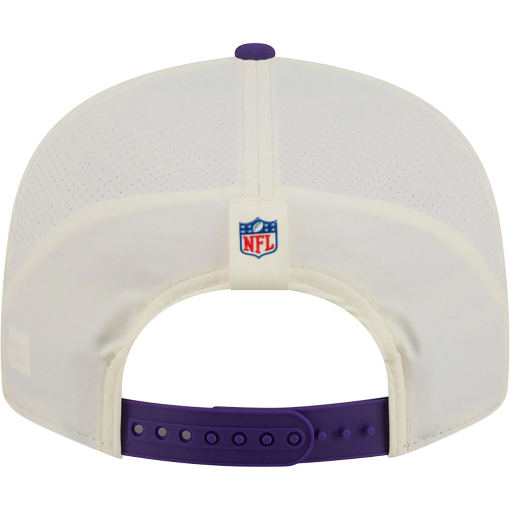 NFL Minnesota Vikings New Era 2026 Training 9FIFTY Snapback Hat - Cream - Image 6