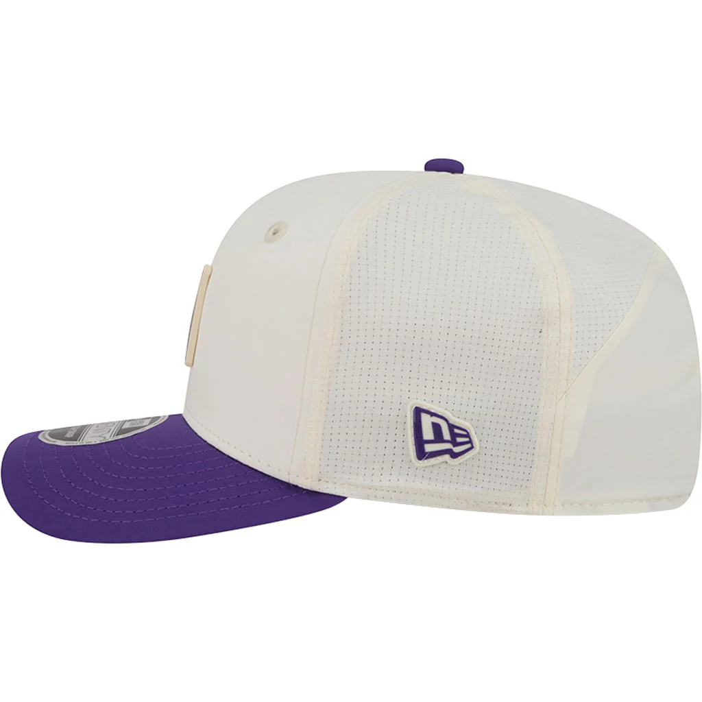 NFL Minnesota Vikings New Era 2026 Training 9SEVENTY Stretch Snapback Hat - Cream - Image 4