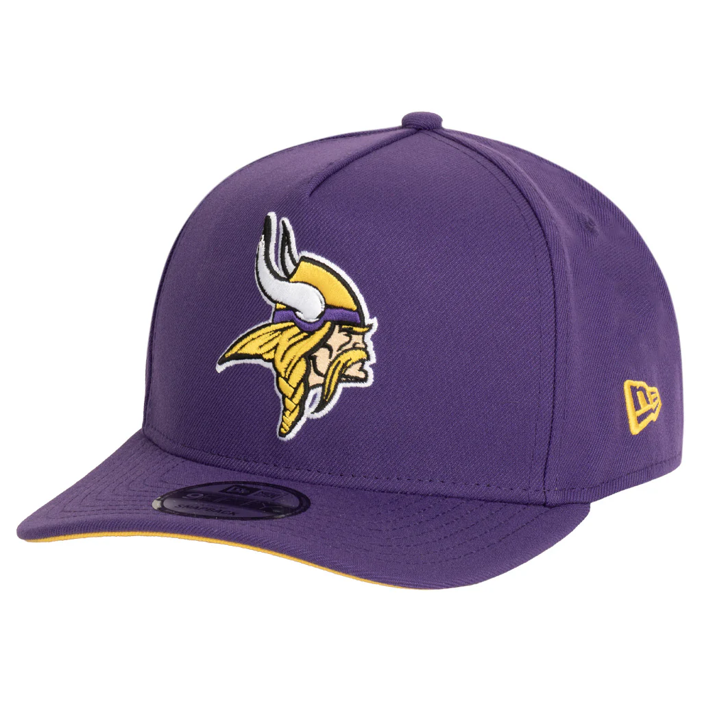NFL Minnesota Vikings New Era Team Undervisor 9FIFTY A-Frame Snapback Hat - Purple - Image 2