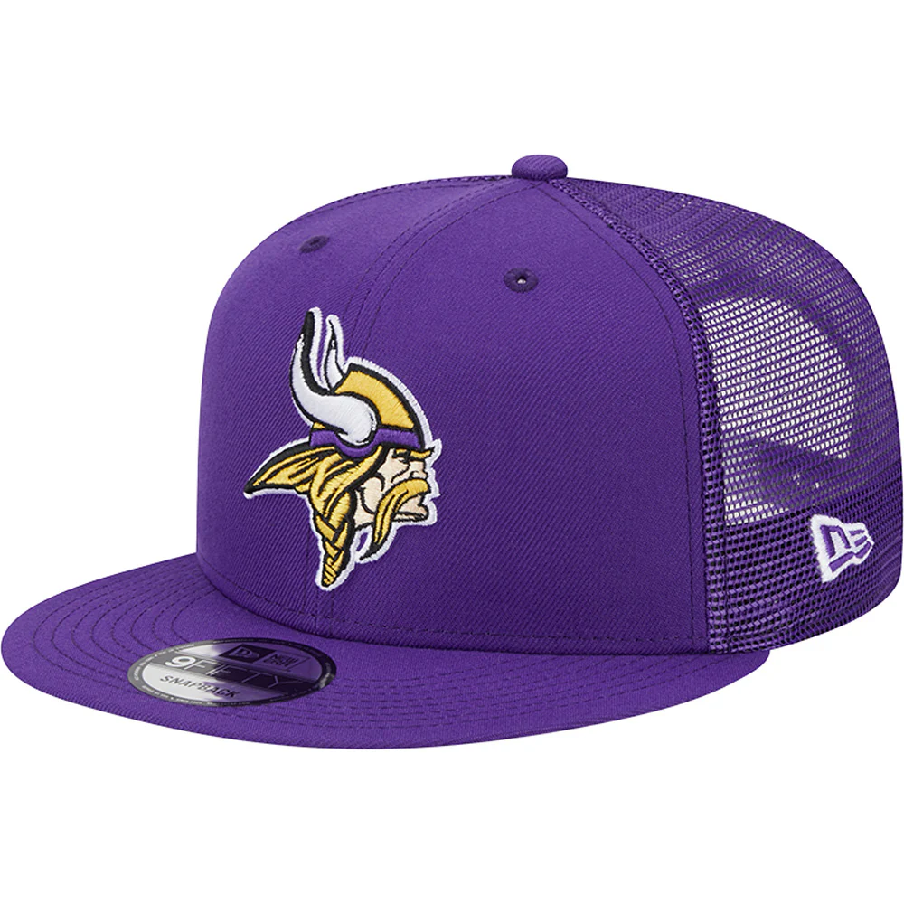 NFL Minnesota Vikings New Era 9FIFTY Snapback Trucker Hat - Purple