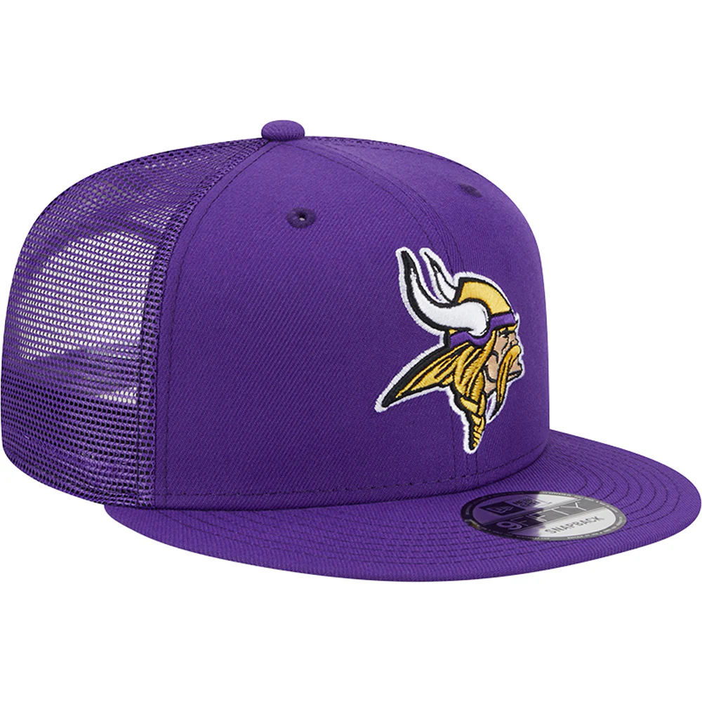 NFL Minnesota Vikings New Era 9FIFTY Snapback Trucker Hat - Purple - Image 2
