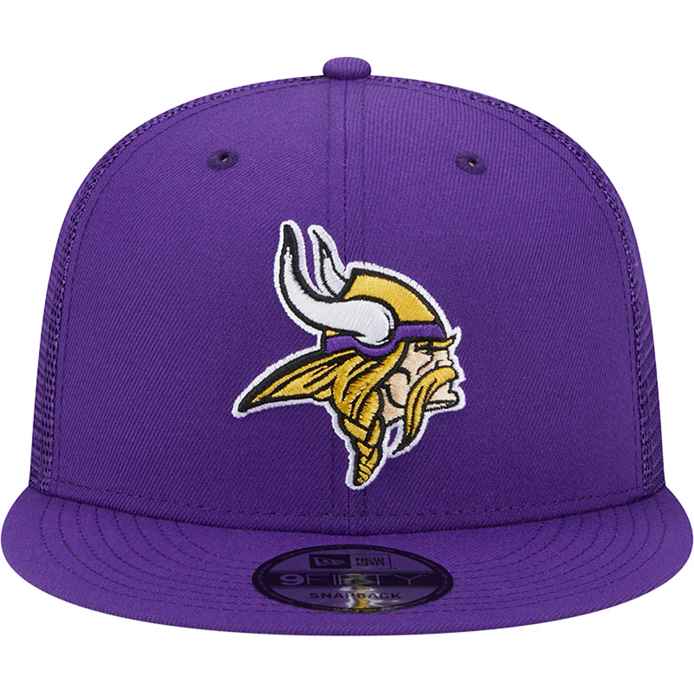 NFL Minnesota Vikings New Era 9FIFTY Snapback Trucker Hat - Purple - Image 3