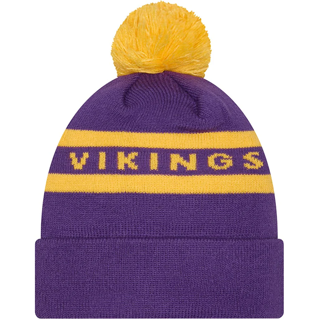 NFL Minnesota Vikings New Era Two-Tone Text Knit Hat - Purple - Image 3