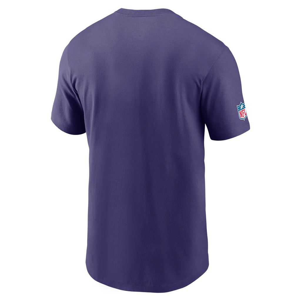 NFL Minnesota Vikings Nike Dri-Fit Crew Alternate T-Shirt - Purple - Image 3