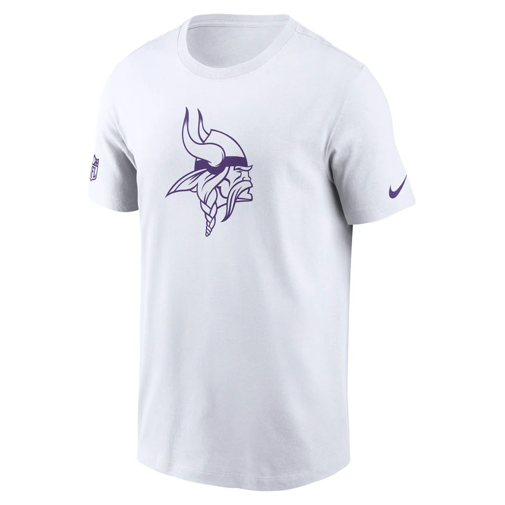 NFL Minnesota Vikings Nike Dri-Fit Crew Alternate T-Shirt - White - Image 2