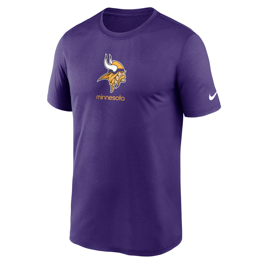 NFL Minnesota Vikings Nike Sign Legend T-Shirt - Purple - Image 2
