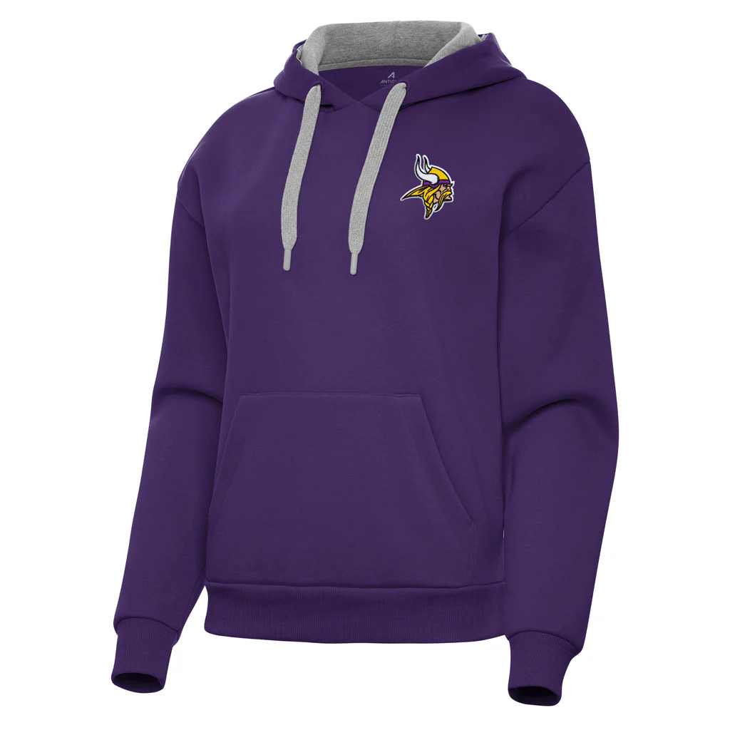 NFL Minnesota Vikings Women's Antigua Victory Pullover Hoodie - Purple