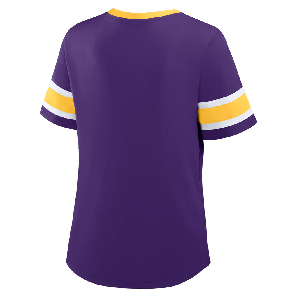 NFL Minnesota Vikings Women's Fanatics Draw Play Athena Lace-Up Top - Purple - Image 3