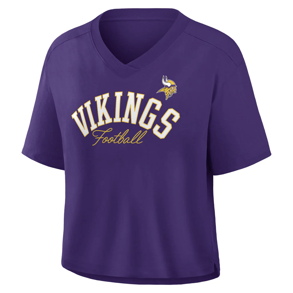 NFL Minnesota Vikings Women's Fanatics Option Read Fashion Top - Purple - Image 2