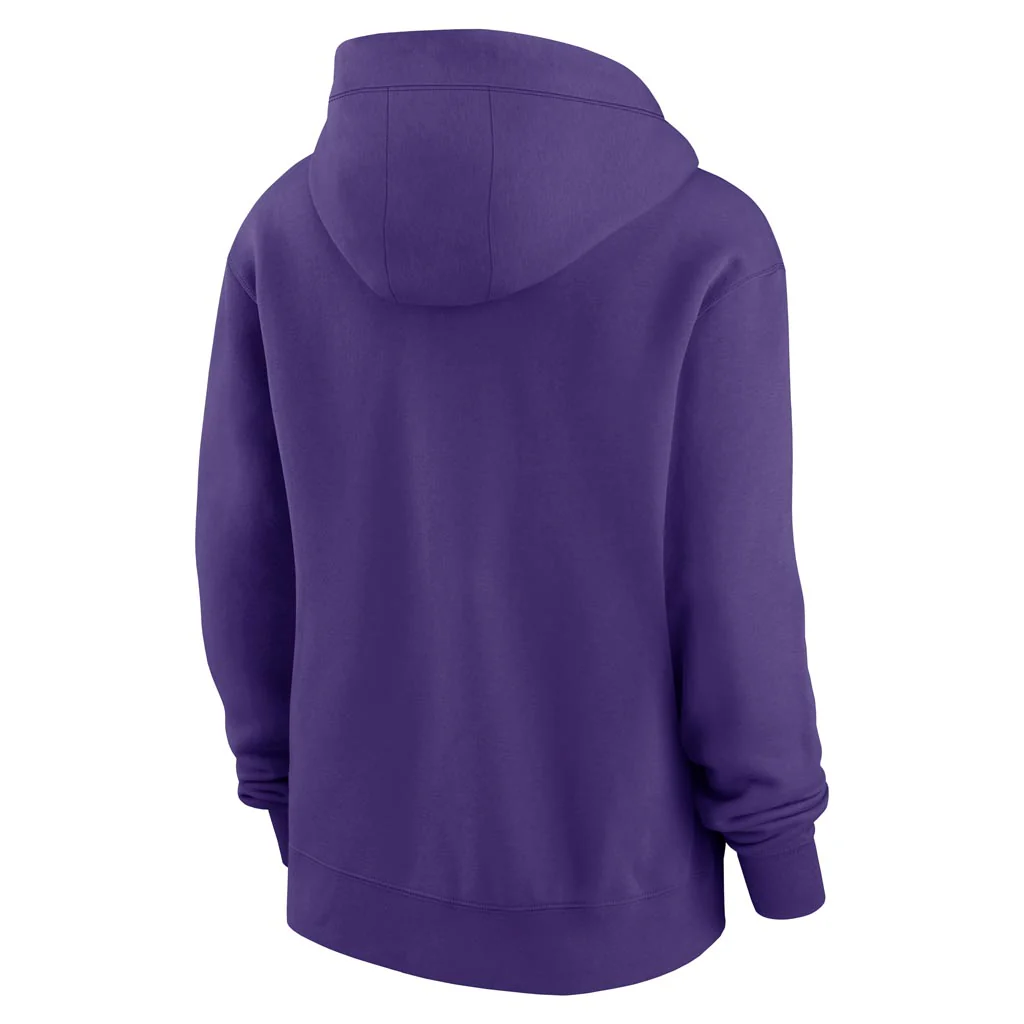 NFL Minnesota Vikings Women's Nike Rewind Phoenix Full-Zip Hoodie - Purple - Image 3