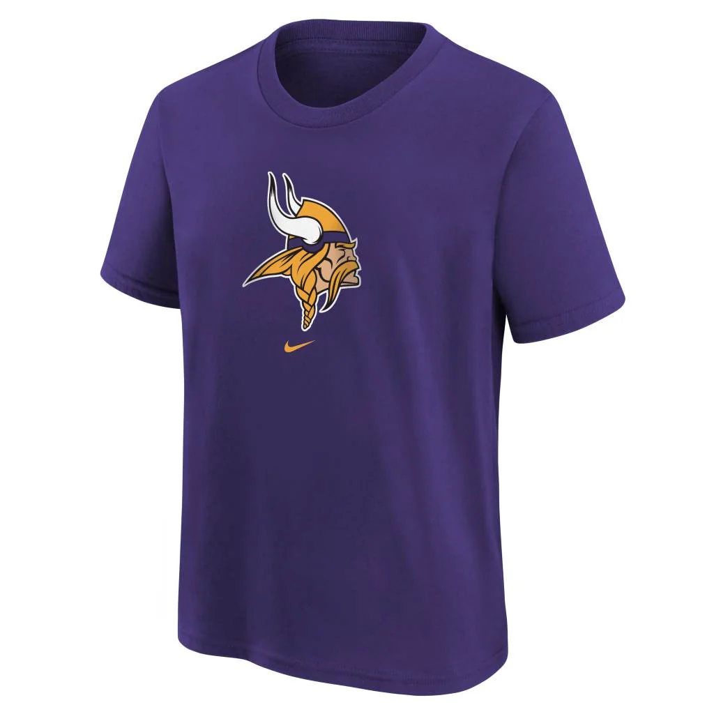 NFL Minnesota Vikings Youth Nike Logo T-Shirt - Purple - Image 2