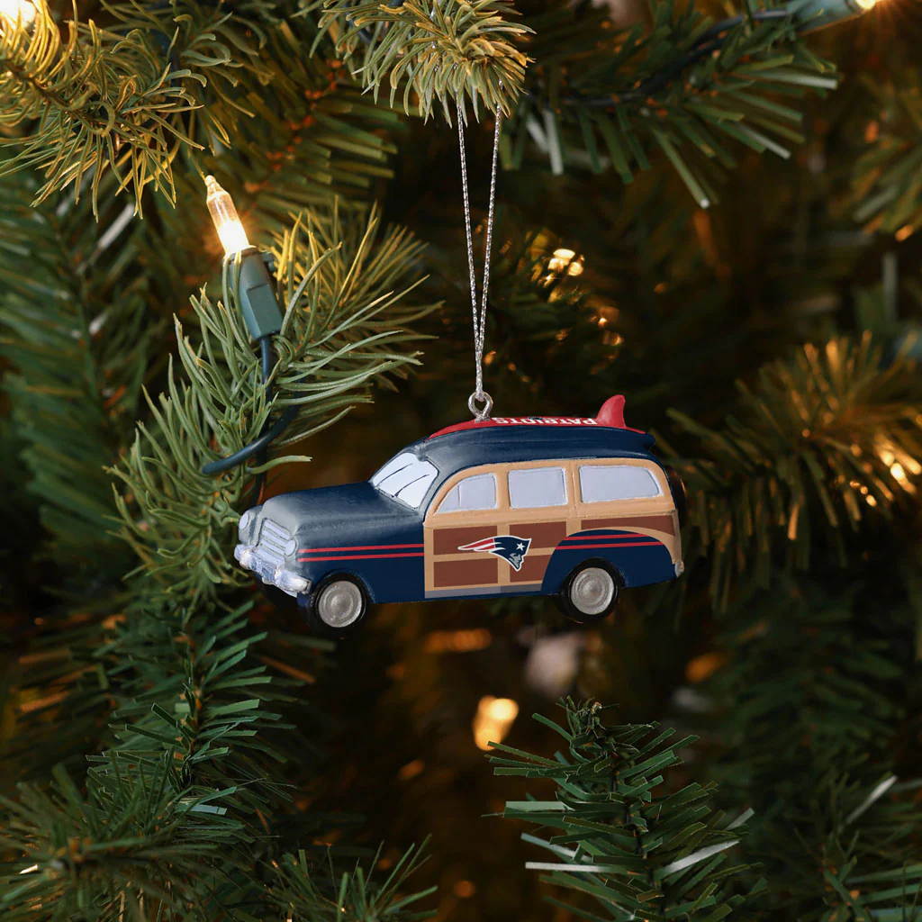 NFL New England Patriots FOCO Station Wagon Ornament - Image 3