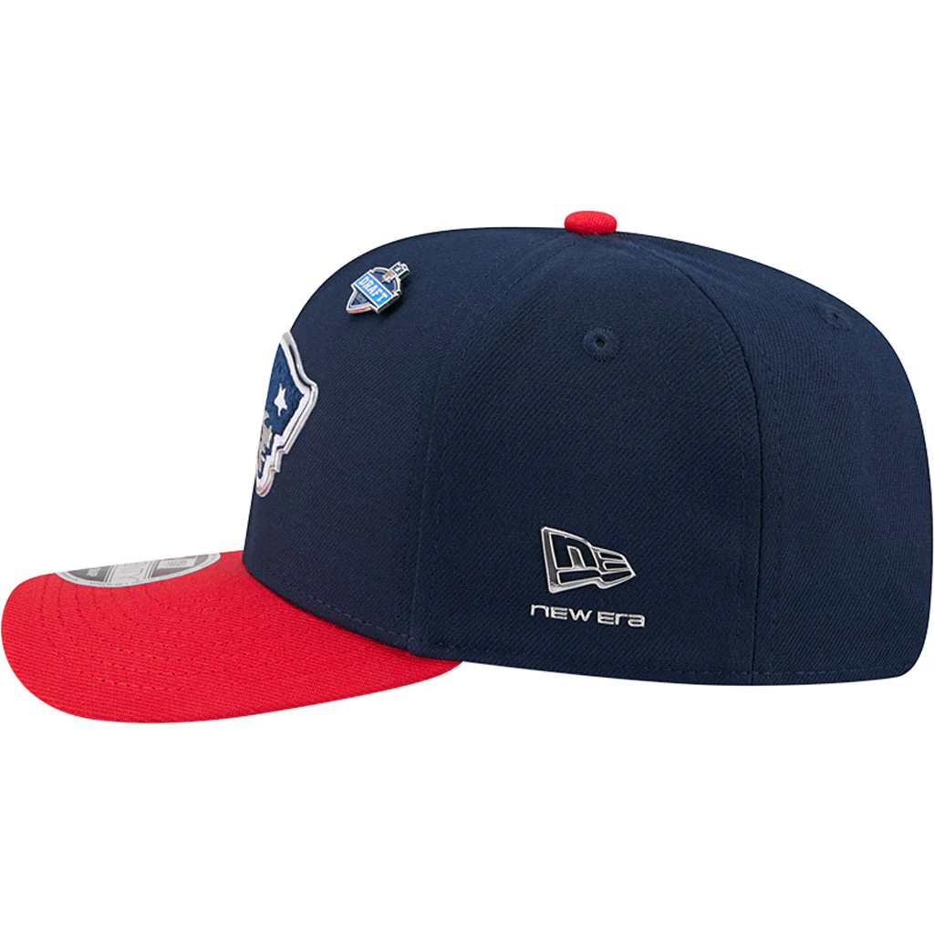 NFL New England Patriots New Era 2026 Draft 9SEVENTY Snapback Hat - Navy - Image 4