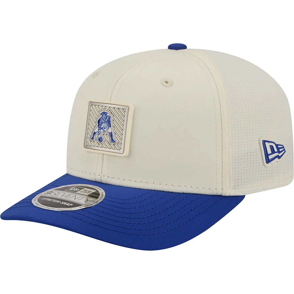NFL New England Patriots New Era 2026 Training 9SEVENTY Stretch Snapback Hat - Cream