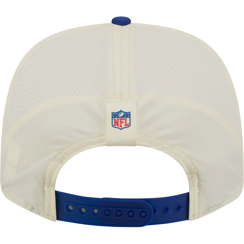 NFL New England Patriots New Era 2026 Training 9SEVENTY Stretch Snapback Hat - Cream - Image 6