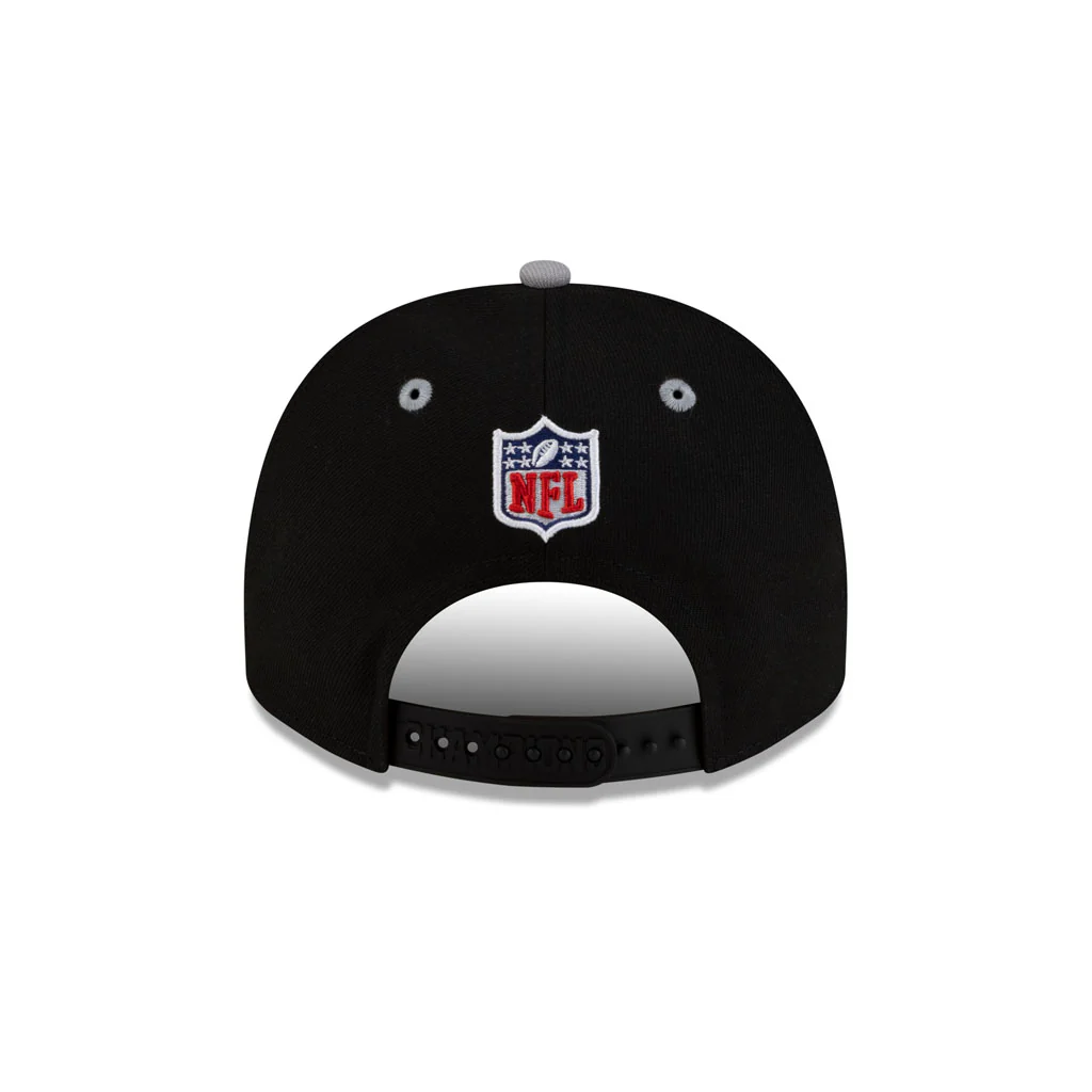 NFL New England Patriots New Era Super Bowl LX Conf Champ 9FIFTY A-Frame Hat - Black - Image 6