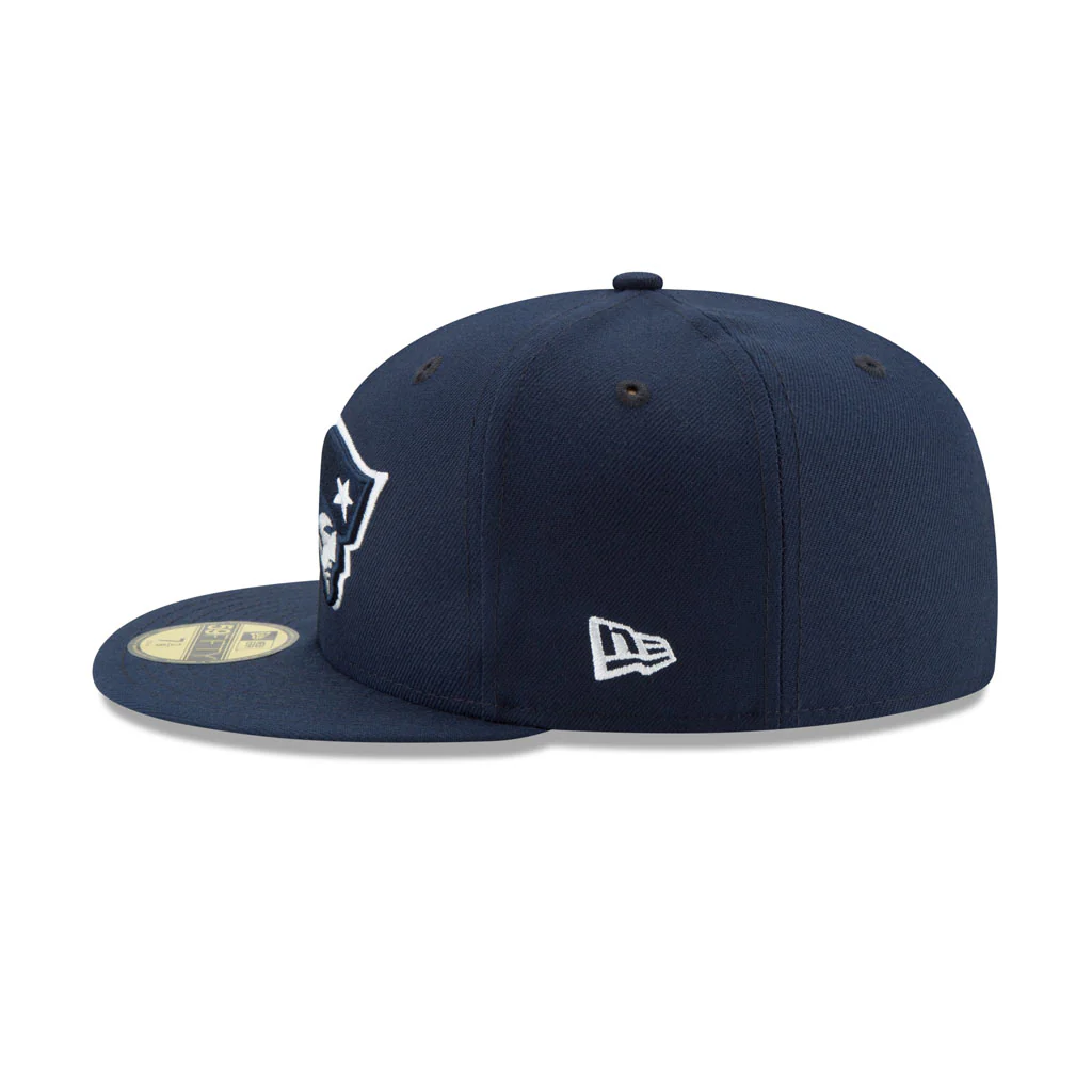 NFL New England Patriots New Era Super Bowl LX Side Patch 59FIFTY Fitted Hat - Navy - Image 4