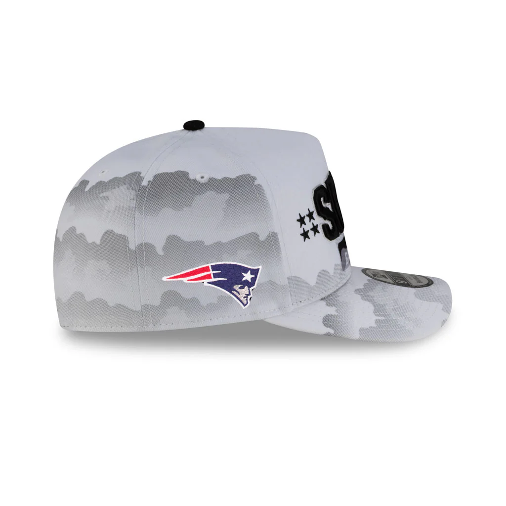 NFL New England Patriots New Era Super Bowl LX Tarmac 9FIFTY A-Frame Hat - Gray - Image 5