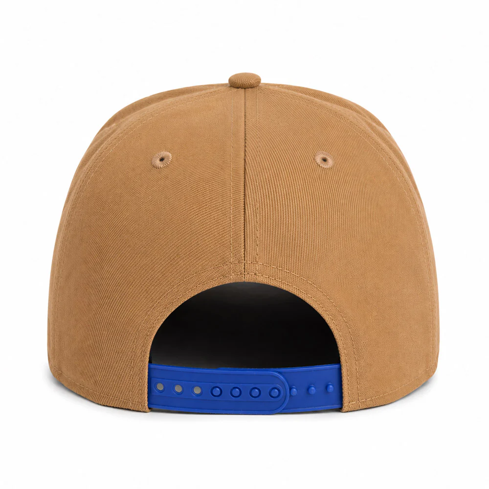 NFL New England Patriots New Era Throwback Khaki 9FIFTY A-Frame Snapback Hat - Khaki - Image 2