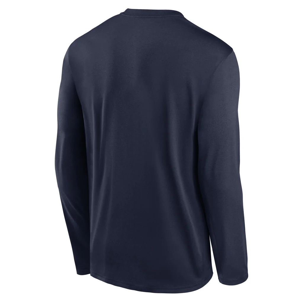 NFL New England Patriots Nike 2024 Icon Legend Long Sleeve T-Shirt - Navy - Image 3