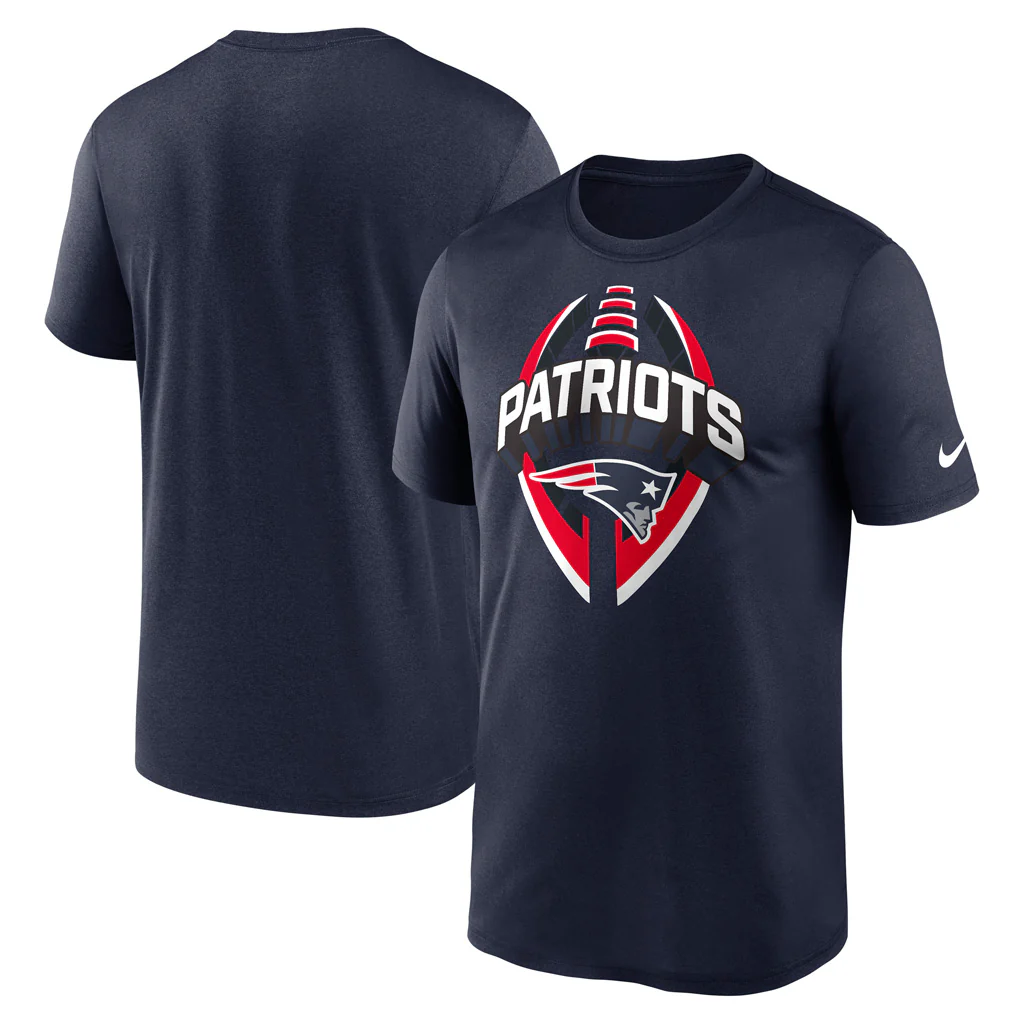 NFL New England Patriots Nike 2025 Icon Legend T-Shirt - Navy