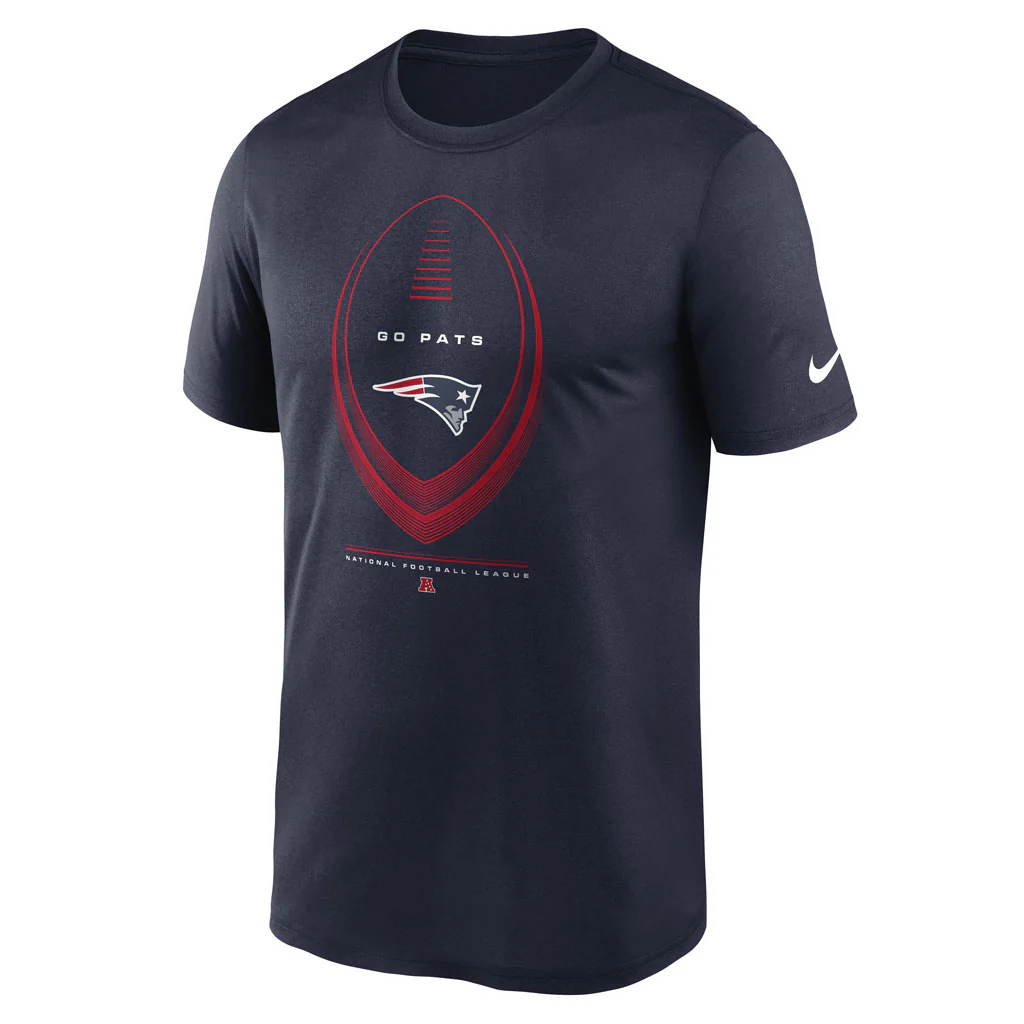 NFL New England Patriots Nike 2026 Icon Legend T-Shirt - Navy - Image 2