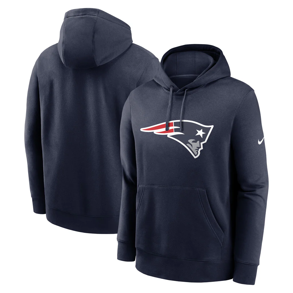 NFL New England Patriots Nike Club Logo Pullover Hoodie