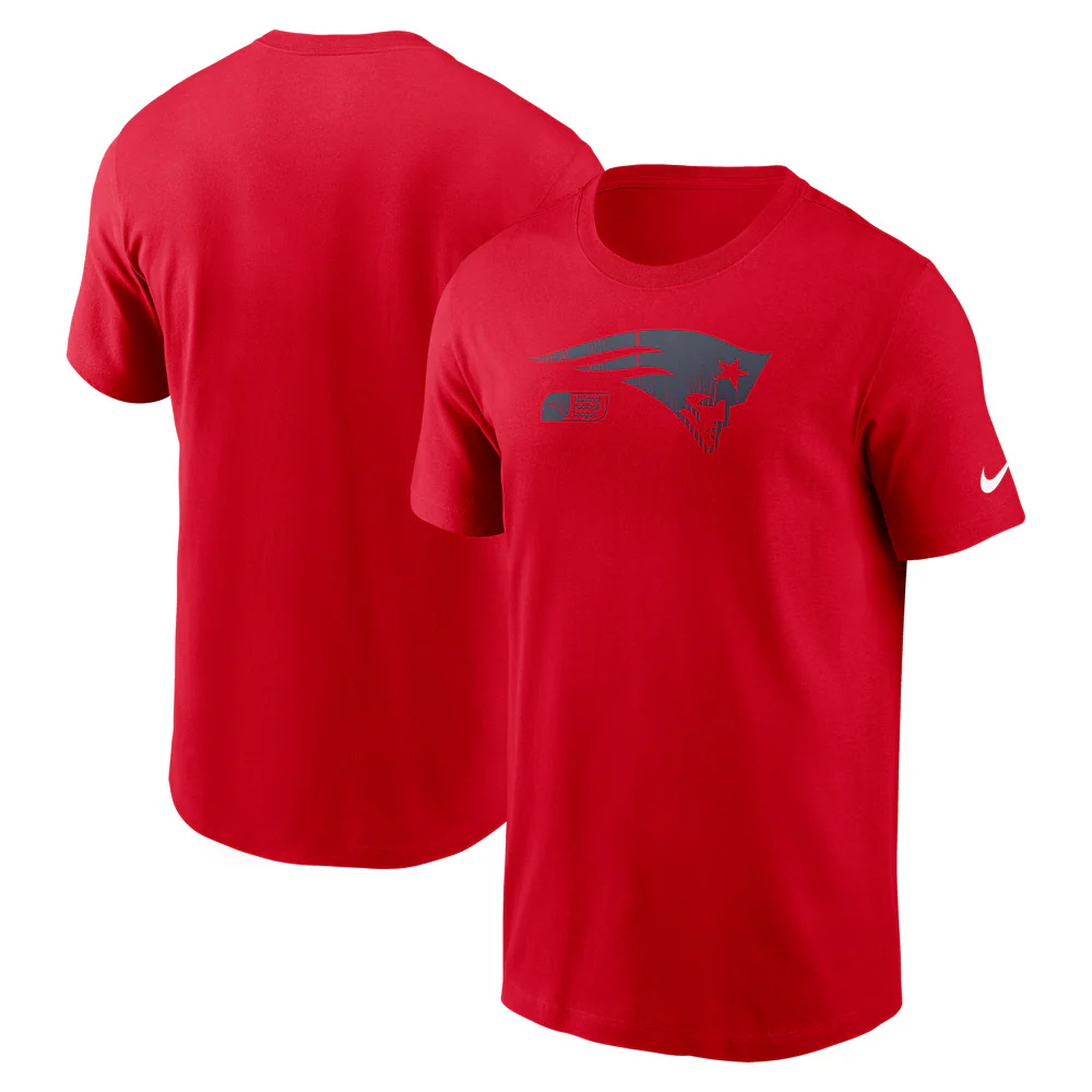 NFL New England Patriots Nike Faded Essential T-Shirt - Red