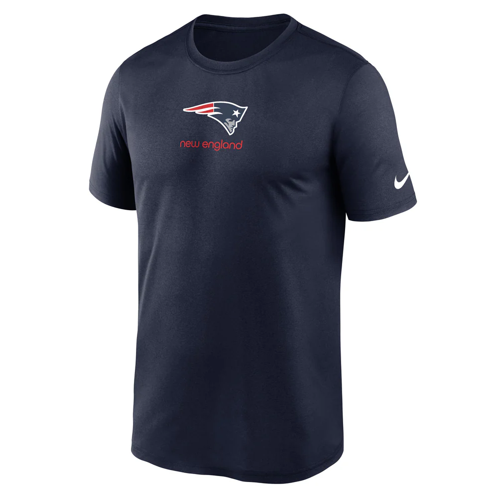 NFL New England Patriots Nike Sign Legend T-Shirt - Navy - Image 2