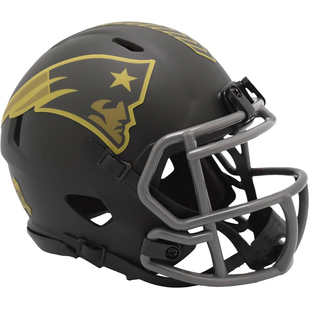 NFL New England Patriots Riddell 2025 Salute to Service Mini Speed Helmet - Green