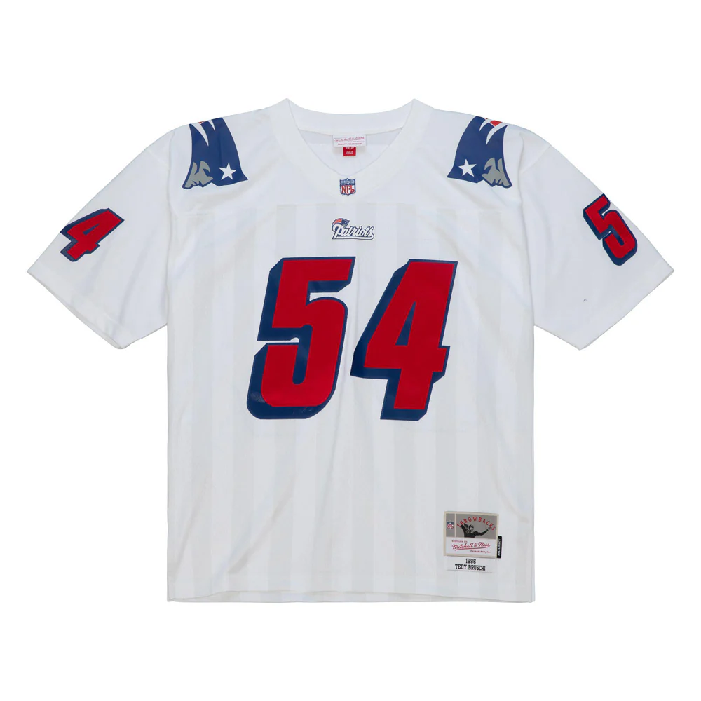 NFL New England Patriots Tedy Bruschi Mitchell & Ness 1996 Legacy Jersey - Image 2