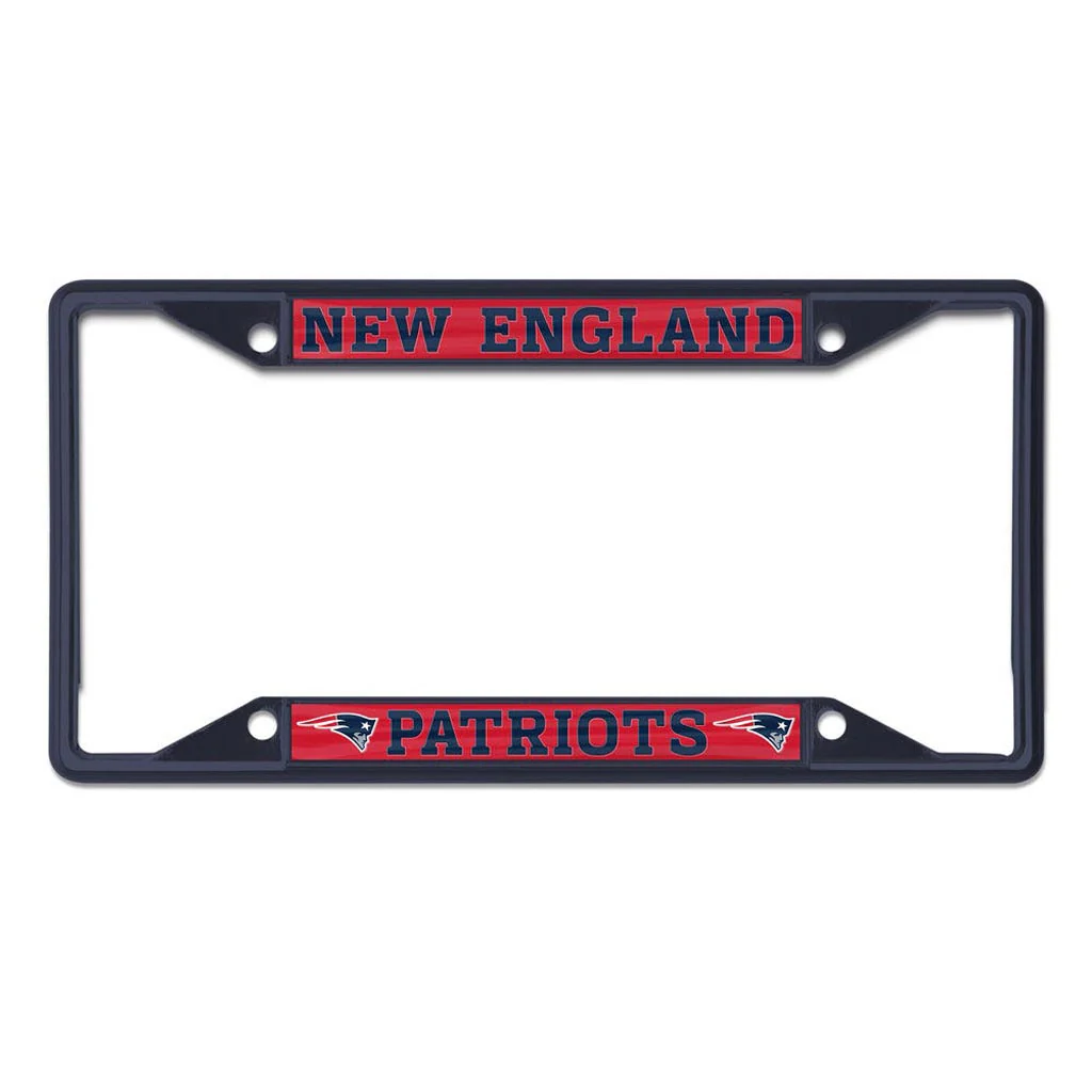 NFL New England Patriots WinCraft Matte License Plate Frame - Navy