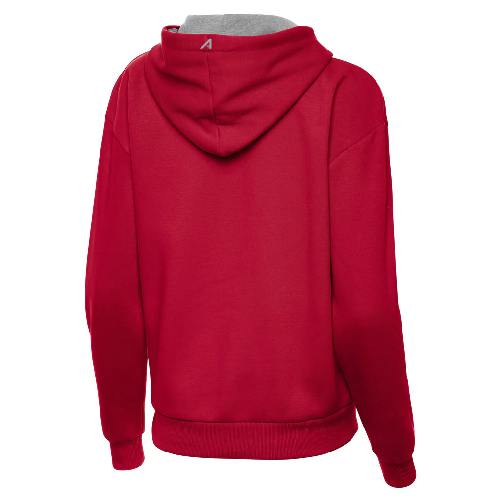 NFL Kansas City Chiefs Women's Antigua Full Front Victory Pullover Hoodie - Red - Image 2