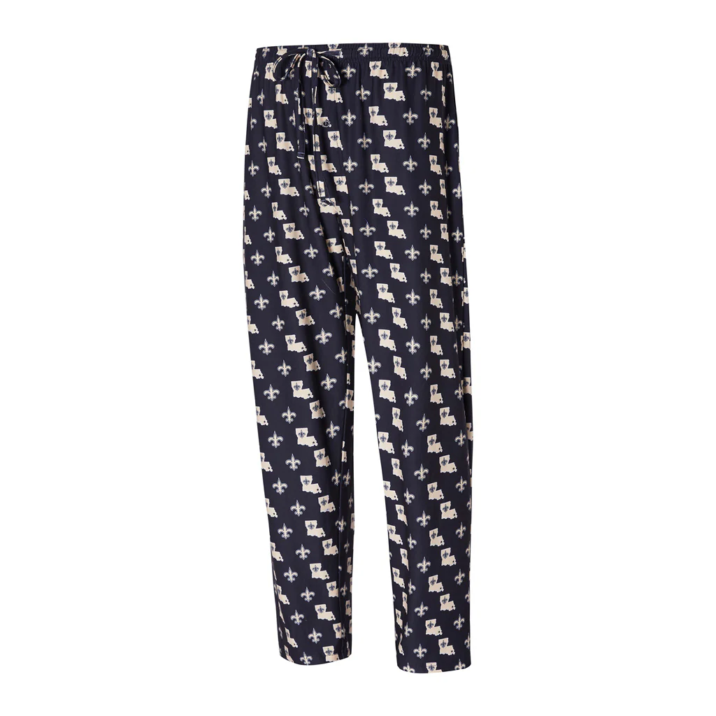 NFL New Orleans Saints Concepts Sport Record Knit Pajama Pants