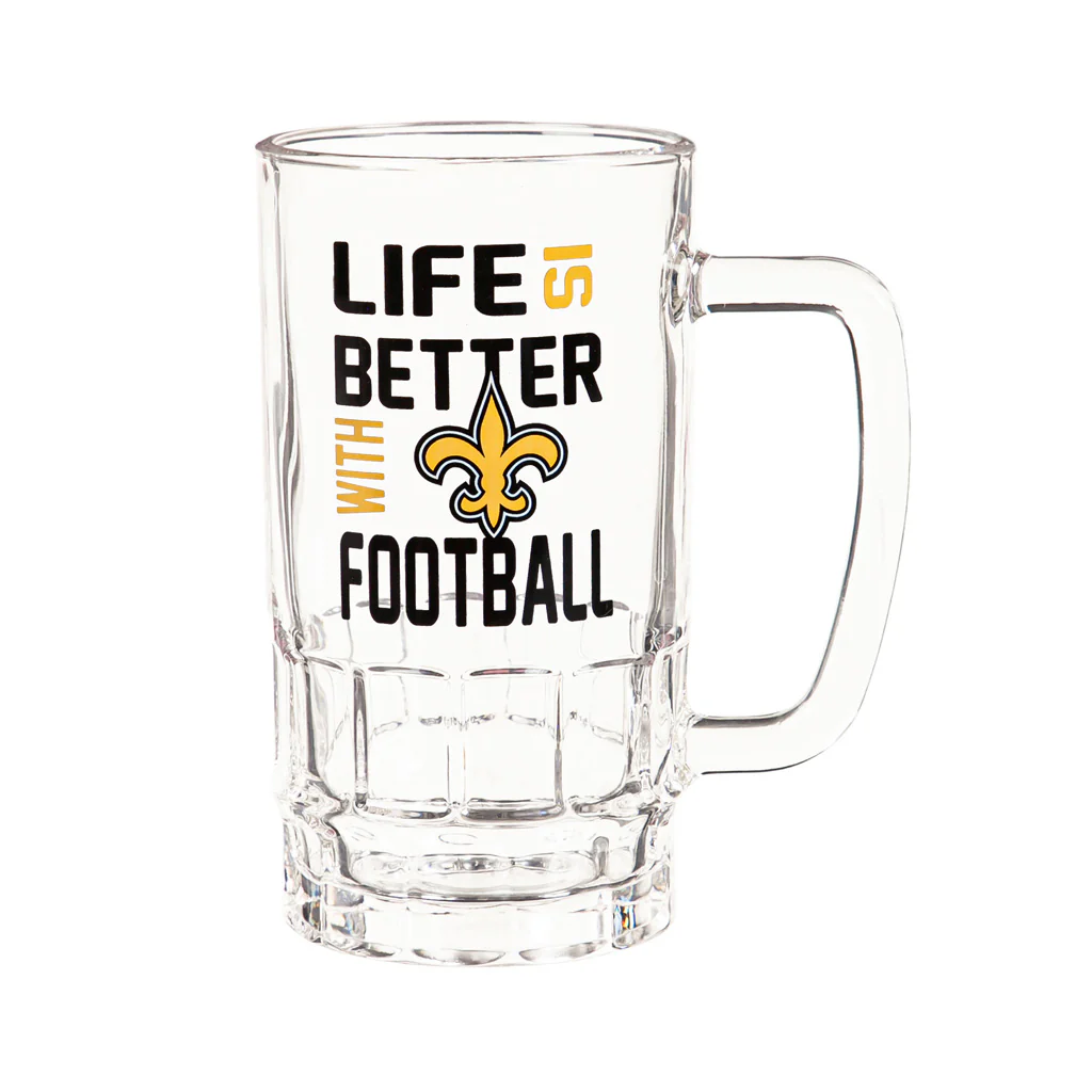 NFL New Orleans Saints Evergreen 18oz Boxed Tankard - Image 2