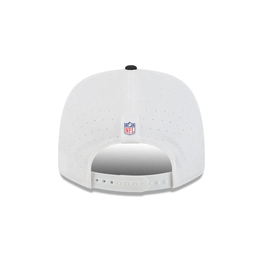 NFL New Orleans Saints New Era 2025 Training 9SEVENTY Stretch Snap Hat - White - Image 3