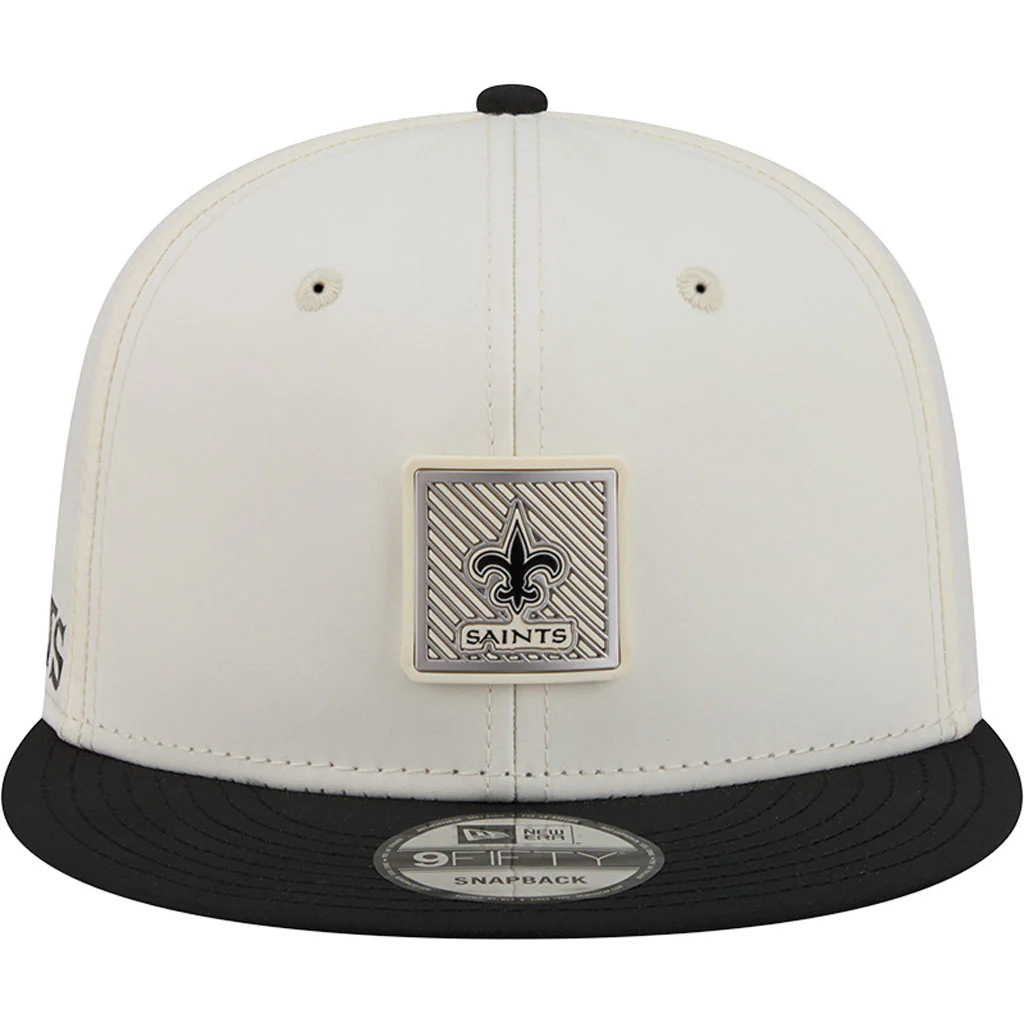 NFL New Orleans Saints New Era 2026 Training 9FIFTY Snapback Hat - Cream - Image 3
