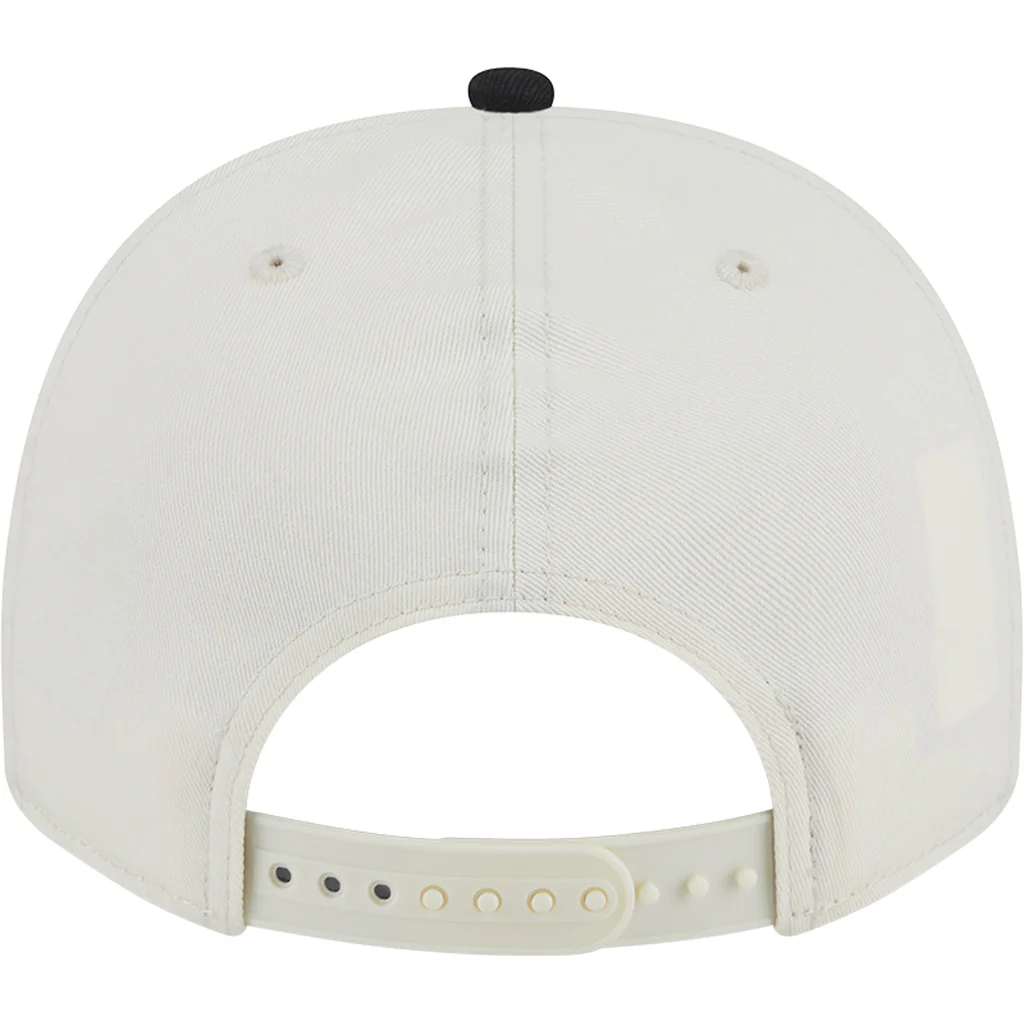 NFL New Orleans Saints New Era Chainstitch Two-Tone 9FIFTY A-Frame Snapback Hat - Cream - Image 4