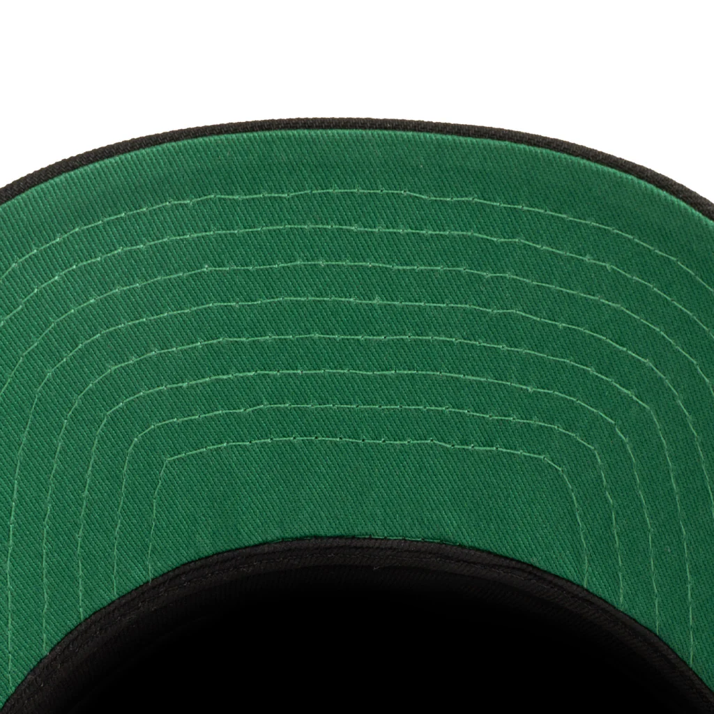 NFL New Orleans Saints New Era Two-Tone Primary Team Color 9FIFTY A-Frame Snapback Hat - Cream - Image 3