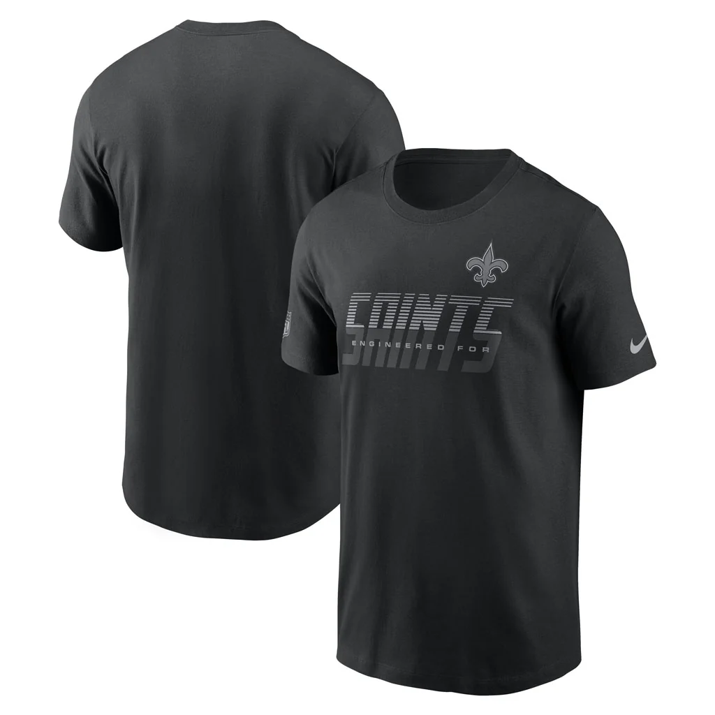 NFL New Orleans Saints Nike 2026 Team Issue T-Shirt - Black