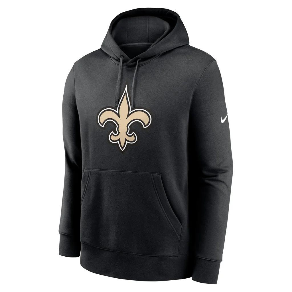 NFL New Orleans Saints Nike Club Logo Pullover Hoodie - Image 2