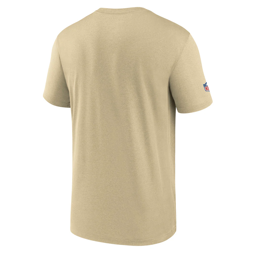 NFL New Orleans Saints Nike Small Alternate Logo Legend T-Shirt - Black - Image 3