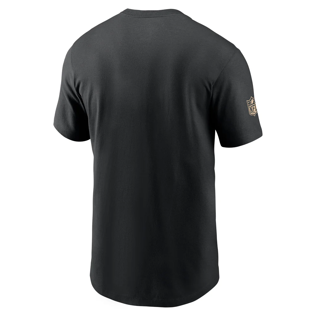NFL New Orleans Saints Nike Team Issue T-Shirt - Black - Image 3